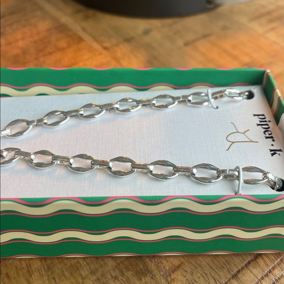 Piper K Pink Rose Quartz 💕Heart Pendant on Silver-Link Chain - Picture 6 of 6